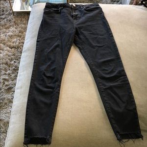 Forever 21 High Waisted Ripped Jeans